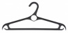 1199762 Вешалка-плечики Elfe черный 48-50 для верхней одежды пласт.