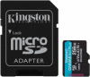 SDCG3/256GB Карта памяти Kingston 256GB microSDXC Canvas Go Plus 170R A2 U3 V30 Card + ADP