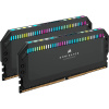 CMT64GX5M2X5600C40 Память оперативная/ Corsair DDR5, 5600MHz 64GB 2x32GB DIMM, Unbuffered, 40-40-40-77, OC PMIC, XMP 3.0, DOMINATOR PLATINUM RGB DDR5 Black