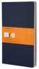 блокнот moleskine cahier journal ch216 large 130х210мм обложка картон 80стр. линейка синий индиго (3шт)