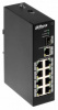 dh-pfs3110-8p-96 индустриальный 8 портовый сетевой рое коммутатор 2-го уровня; 8 poe порта rj45 -100mb; uplink rj-45 -1gb, sfp -1gb. поддержка: ieee802.3af, ieee802.3