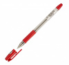 ручка шариков. pilot bps-gp-f-r (77566) прозрачный d=0.22мм резин. манжета