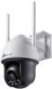 tp-link vigi c540-w(4mm), цветная поворотная ip-камера 4 мп с wi-fi, 25/30 кадров/c, фиксированный объектив 4 мм, 12 v dc, встроенный микрофон, динами