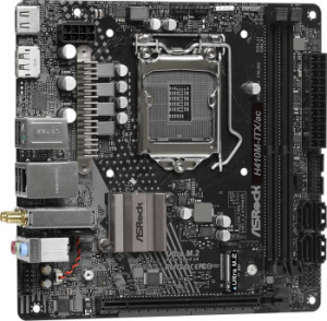 Материнская плата H410 S1200 MITX H410M-ITX/AC ASROCK