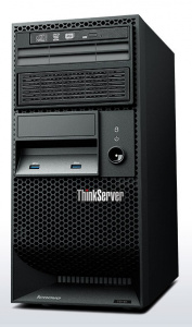 70A50021RU ThinkServer TopSel TS140 E3-1276v3 NHP Tower(4U)/Xeon4C 3.6GHz(8Mb)/2x4GbUD(1600)/RAID100 SATA/5/1+0/1/0)/2x1Tb7.2kHDD(4up)LFF/DVDRW/IAMT9/1x1GbEth/1x