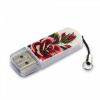 Флеш Диск Verbatim 32Gb Mini Tattoo Rose 49896 USB2.0 белый/рисунок