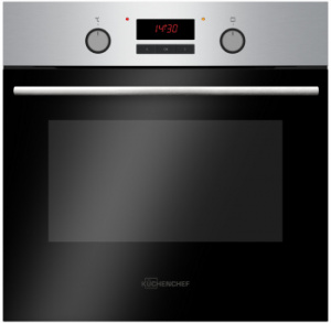Духовой шкаф Электрический Kuchenchef KBE680TAX нержавеющая сталь/черный
