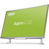 dq.b8wer.004 моноблок acer aspire c22-760 21.5" full hd i3 7100u/4gb/500gb/hdg/cr/free dos/gbiteth/wifi/bt/клавиатура/мышь/cam/серебристый