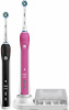 80304292 Набор электрических зубных щеток Oral-B Smart 4 4900 черный/розовый