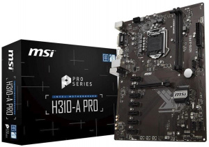 H310-APRO Материнская плата H310 S1151 ATX H310-A PRO MSI