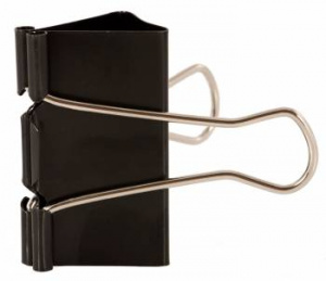 зажимы buro 065000401 металл 32мм черный (упак.:12шт) картонная коробка