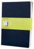 блокнот moleskine cahier journal ch223 xlarge 190х250мм обложка картон 120стр. нелинованный синий индиго (3шт)