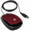 H6F01AA Мышь HP X1200 красный оптическая (1200dpi) USB (2but)