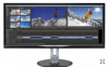 BDM3470UP/01 34" Philips BDM3470UP 3440x1440 AH-IPS LED 16:9 5ms VGA, DVI, HDMI, DP, MHL 40M:1 178/178 320cd USBx2*2.0& x2*3.0 Speakers Black