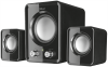 21525 trust speaker system ziva, 2.1, 6w(rms), usb / mini jack 3.5mm, black [21525]