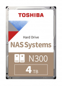 Жесткий диск Toshiba Original SATA-III 4Tb HDWG440UZSVA NAS N300 (7200rpm) 256Mb 3.5" Bulk