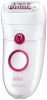 1029683 Эпилятор Braun SE5380 скор.:2 насад.:1 от электр.сети белый/розовый