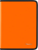 папка для тетрадей silwerhof 671952 neon a5 210x260x25мм 1отд. оранжевый пластик на молнии