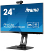 Монитор Iiyama 23.8" ProLite XUB2490HSUC-B1 черный IPS LED 4ms 16:9 HDMI M/M Cam матовая HAS 250cd 178гр/178гр 1920x1080 D-Sub DisplayPort FHD USB 5.1