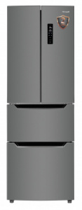 423162 Холодильник Weissgauff WFD 486 NFX нержавеющая сталь (двухкамерный)