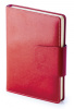 3-352/04 ежедневник bruno visconti prestige a5 145x210мм недатир. искусст. кожа 160л книжный переплет магнитный хлястик красный