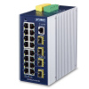 коммутатор/ planet igs-6325-16t4s ip30 industrial l3 16-port 10/100/1000t + 4-port 1g/2.5g sfp full managed switch (-40 to 75 c, dual redundant power