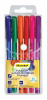 026195-06 набор ручек шариков. silwerhof солнечная коллекция d=1мм блистер одноразовая ручка линия 0.8мм 6цв. на масляной основе