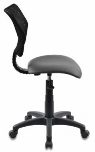 CH-295/15-13 Кресло Бюрократ CH-295 черный TW-01 сиденье темно-серый 15-13 крестовина пластик