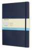 блокнот moleskine classic soft qp624b20 xlarge 190х250мм 192стр. пунктир мягкая обложка синий сапфир