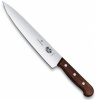 Нож кухонный Victorinox Rosewood (5.2000.22G) стальной разделочный лезв.220мм прямая заточка коричневый подар.коробка