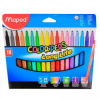 фломастеры maped 845021 color peps 18цв. коробка картонная