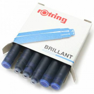 картридж для перьевой ручки rotring artpen s0194681 черн.:синие (упак.:6шт)