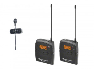111518 Радиосистема [504810] Sennheiser (EW 122P G3-A-X), 20 каналов накамерный приемник, поясной передатчик, петличный микрофон, кардиоидная диаграмма напра
