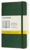 блокнот moleskine classic soft qp612k15 pocket 90x140мм 192стр. клетка мягкая обложка зеленый