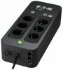 3s550din ибп eaton 3s 550 din, резервный, конструктив корпуса башня (мини), 550va, 330w, розетки schuko 6шт., 3 с батарейной защитой, 3 c фильтрацией, usb, ёмк