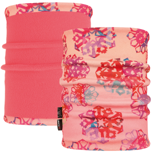 Reversible Polar Neckwarmer Origami Flock Flamingo Pink
