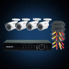 fe-104mhdkitdacha комплект видеонаблюдения 4ch + 4cam fe-104mhd kit dacha falcon eye