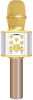 SV-017590 Микрофон для караоке SVEN MK-950, белый-золотой (6 Вт, Bluetooth, microSD, 1200мА*ч)