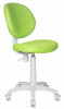KD-W6/TW-18 Кресло детское Бюрократ KD-W6 салатовый TW-18 крестовина пластик пластик белый