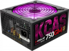 Блок питания Aerocool 750W Retail KCAS-750GM, модульный, ATX v2.4, 80+ Gold, 4+4-Pin, 4x PCI-E (6+2-Pin), 7x SATA, 4x MOLEX, 14-см c RGB подсветкой