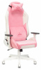 EPIC PRO PINK Кресло игровое Zombie EPIC PRO Fabric белый/розовый с подголов. крестов. пластик пластик белый