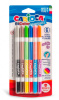 фломастеры carioca bi-color 42269 12цв. двусторонние