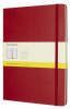 блокнот moleskine classic qp091f2 xlarge 190х250мм 192стр. клетка твердая обложка красный