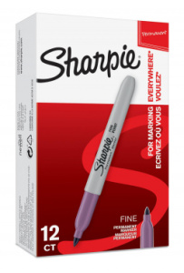 маркер перманентный paper mate fine 2025039 sharpie сиреневый