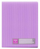 папка с 40 прозр.вклад. бюрократ crystal -cr40vio a4 пластик 0.5мм фиолетовый
