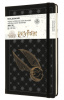 dhp18wn3 еженедельник moleskine academic harry potter large 130х210мм датир.18мес 208стр. черный