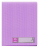 папка с 60 прозр.вклад. бюрократ crystal -cr60vio a4 пластик 0.7мм фиолетовый