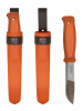 Нож Morakniv Kansbol (13505) стальной лезв.109мм прямая заточка оранжевый/красный