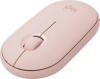 910-005717 Мышь Logitech Pebble M350 розовый оптическая (1000dpi) silent беспроводная BT/Radio USB для ноутбука (3but)