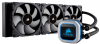 Hydro Series H150i PRO (CW-9060031-WW), AMD: AM2, AM3, AM4, FM1, FM2, Intel LGA: 1150, 1151, 1155, 1156, 1366, 2011, 2011-3, 2066, 120x360mm, 3 fans,